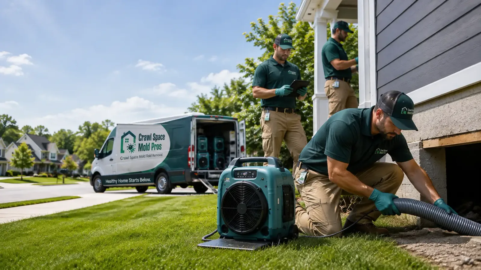 Crawl Space Mold Removal in Franklin, ID